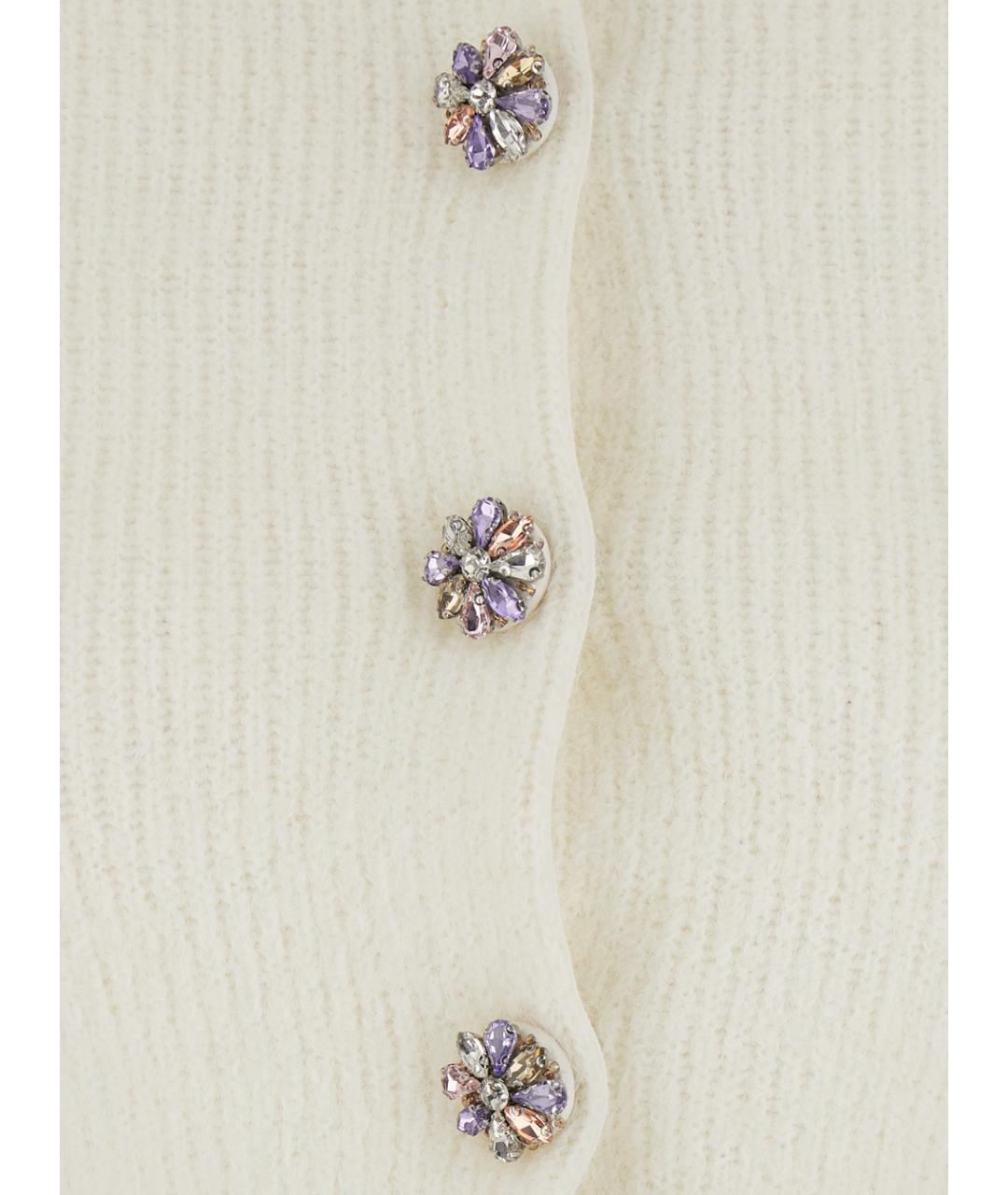 SELF-PORTRAIT Белый кардиган, фото 3