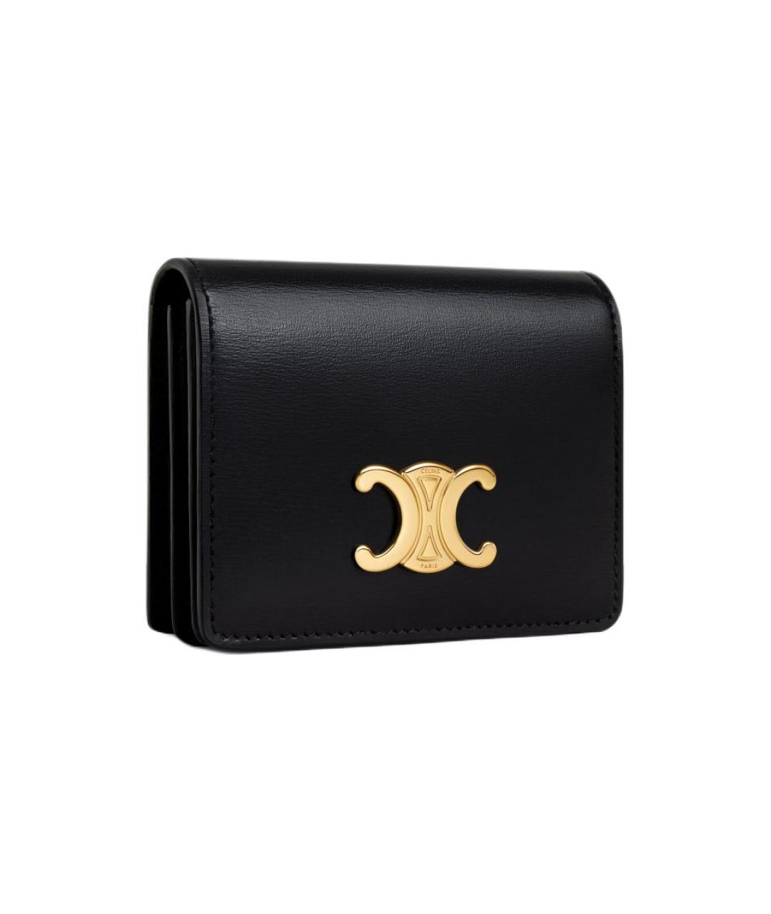 CELINE Черный кожаный кардхолдер, фото 2