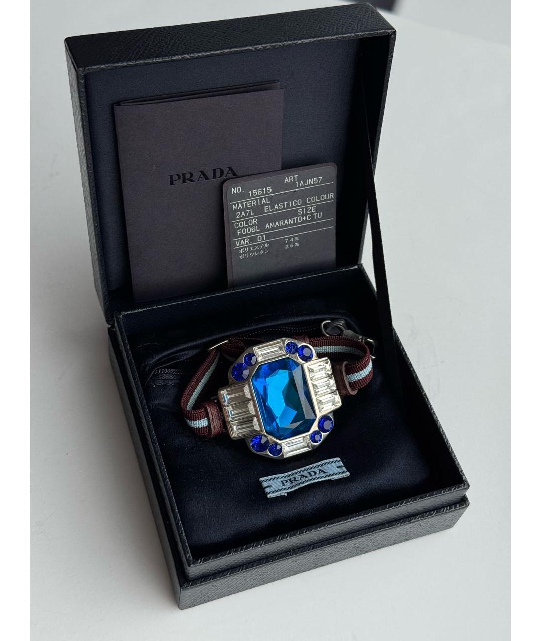 PRADA Синий браслет, фото 6