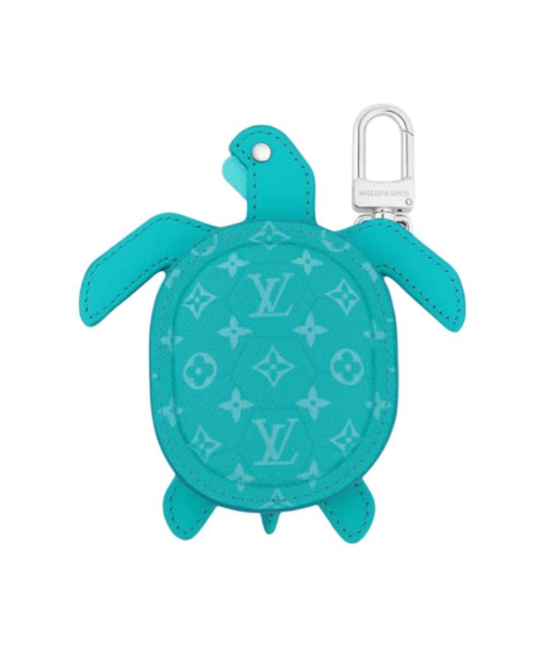 LOUIS VUITTON Бирюзовый кожаный кошелек, фото 1