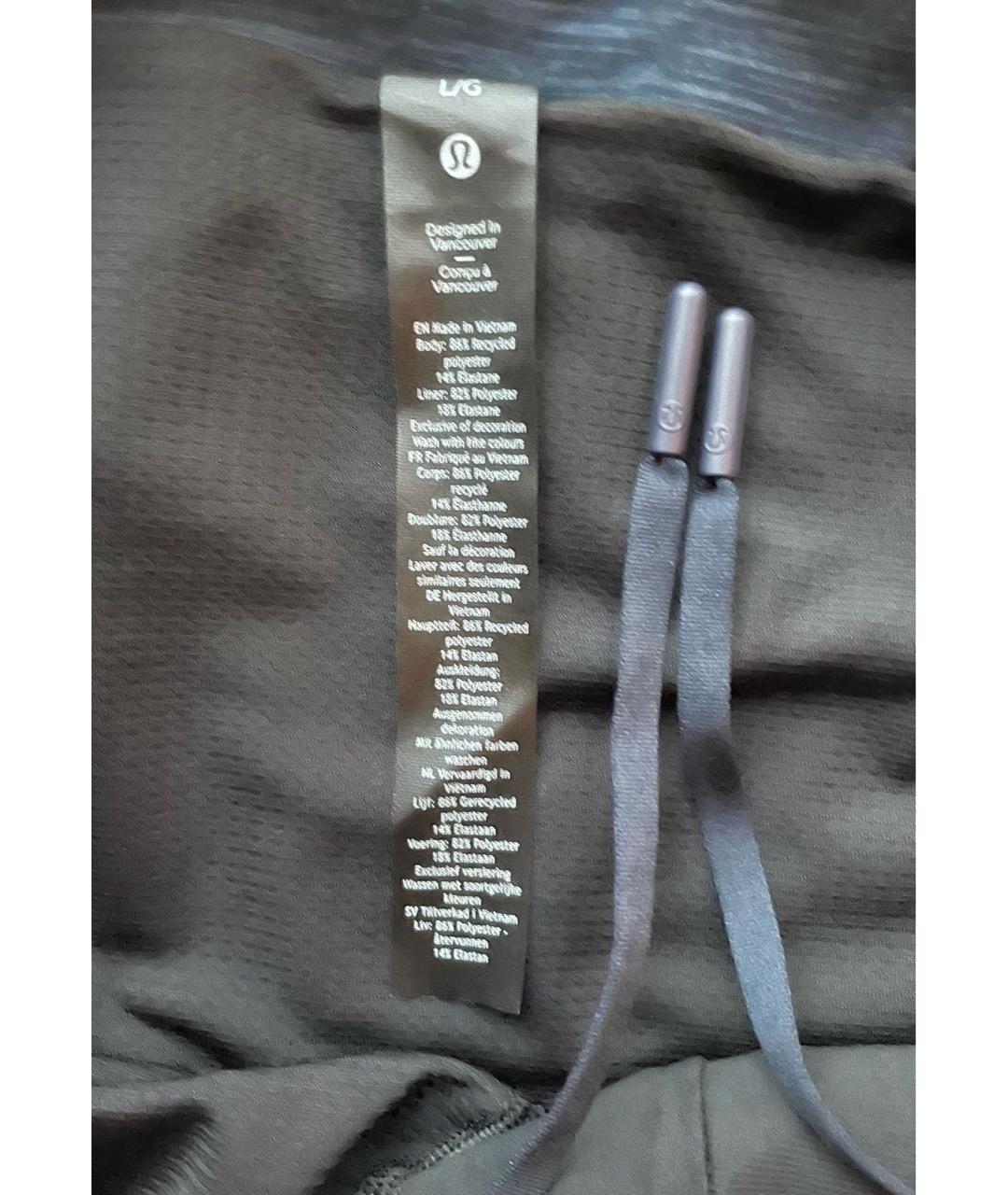 Lululemon Темно-синий полиэстеровый спортивный костюм, фото 3