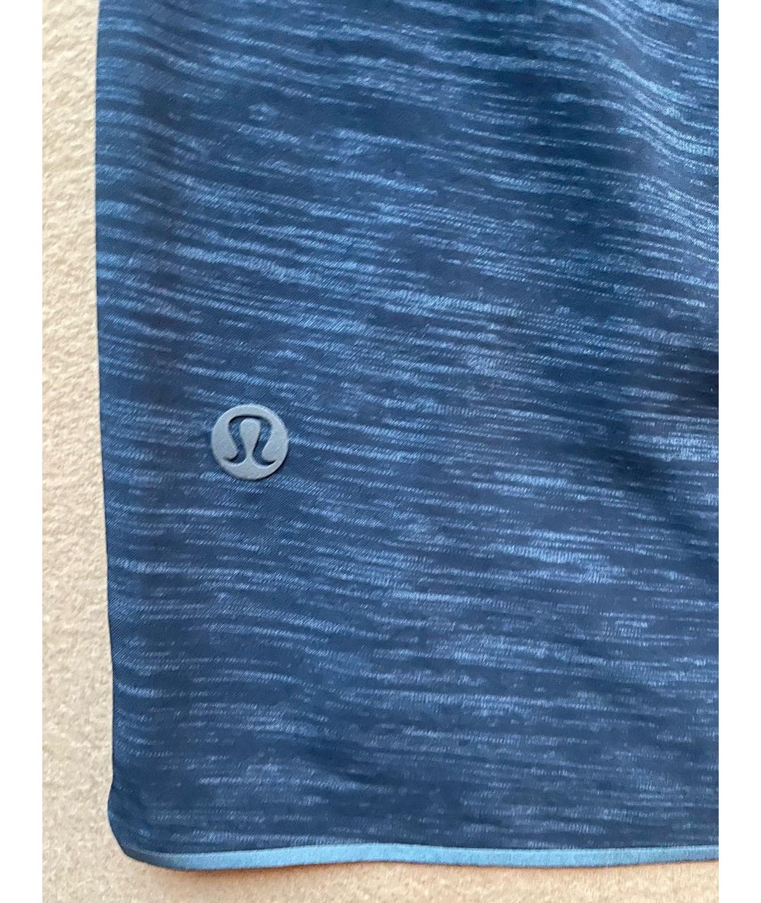 Lululemon Темно-синий полиэстеровый спортивный костюм, фото 4