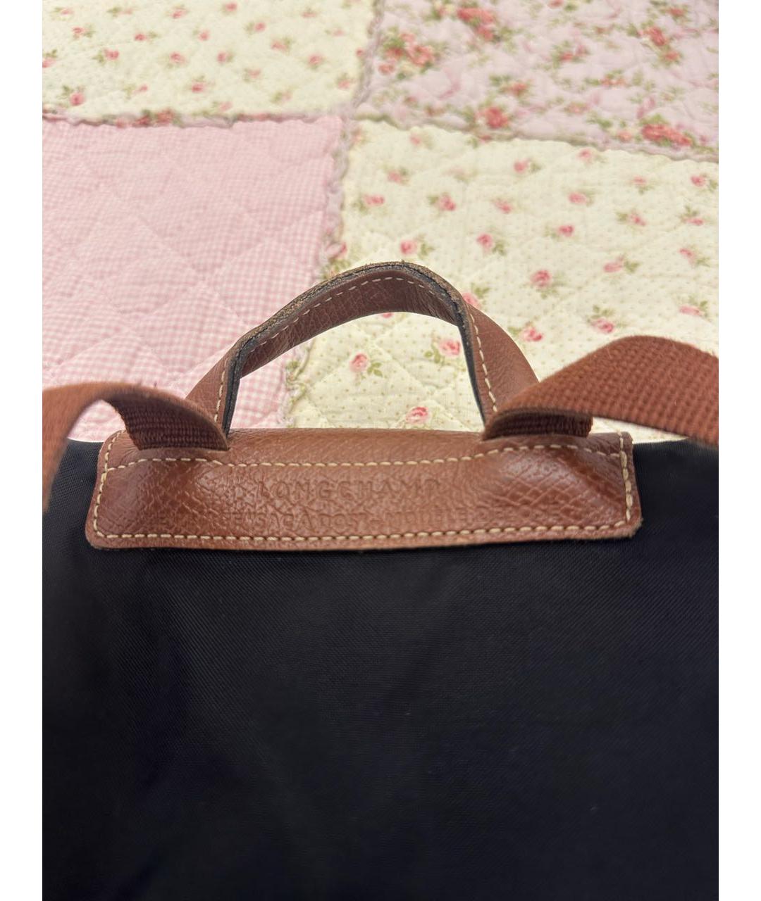 LONGCHAMP Черный тканевый рюкзак, фото 4