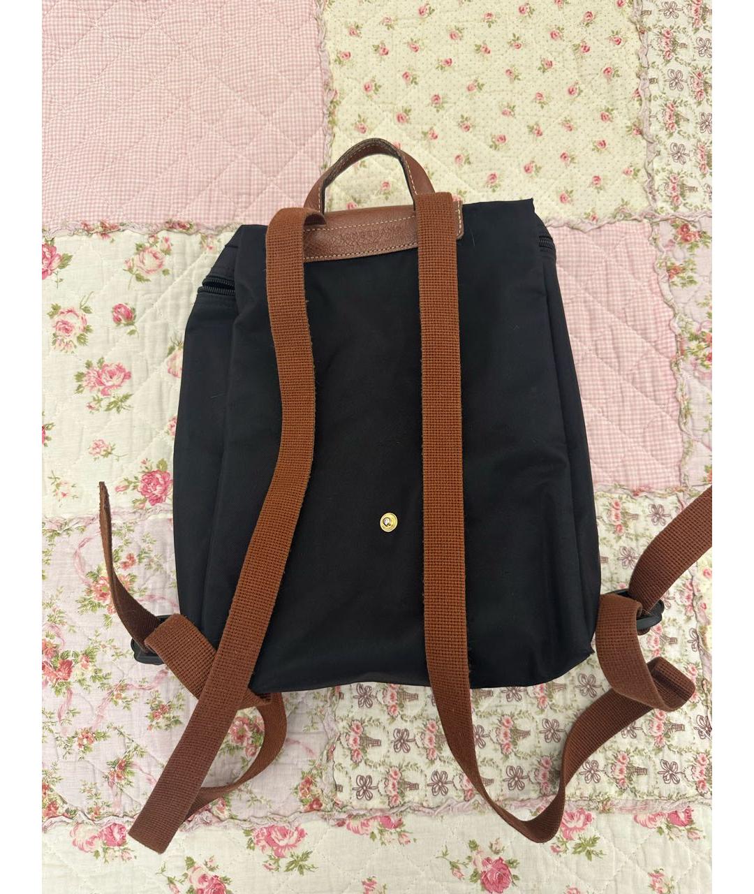 LONGCHAMP Черный тканевый рюкзак, фото 2