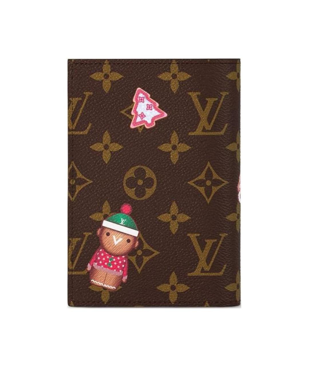 LOUIS VUITTON Коричневый кошелек, фото 2