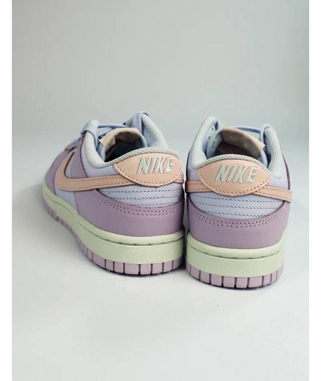 NIKE Фиолетовые кожаные кроссовки, фото 4