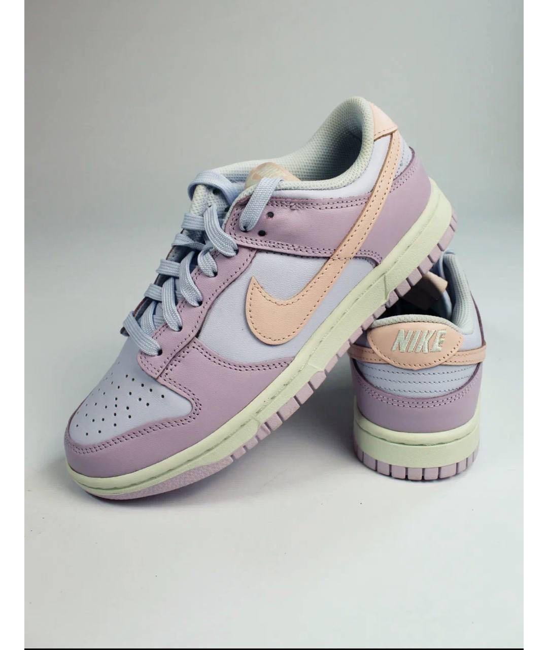 NIKE Фиолетовые кожаные кроссовки, фото 3