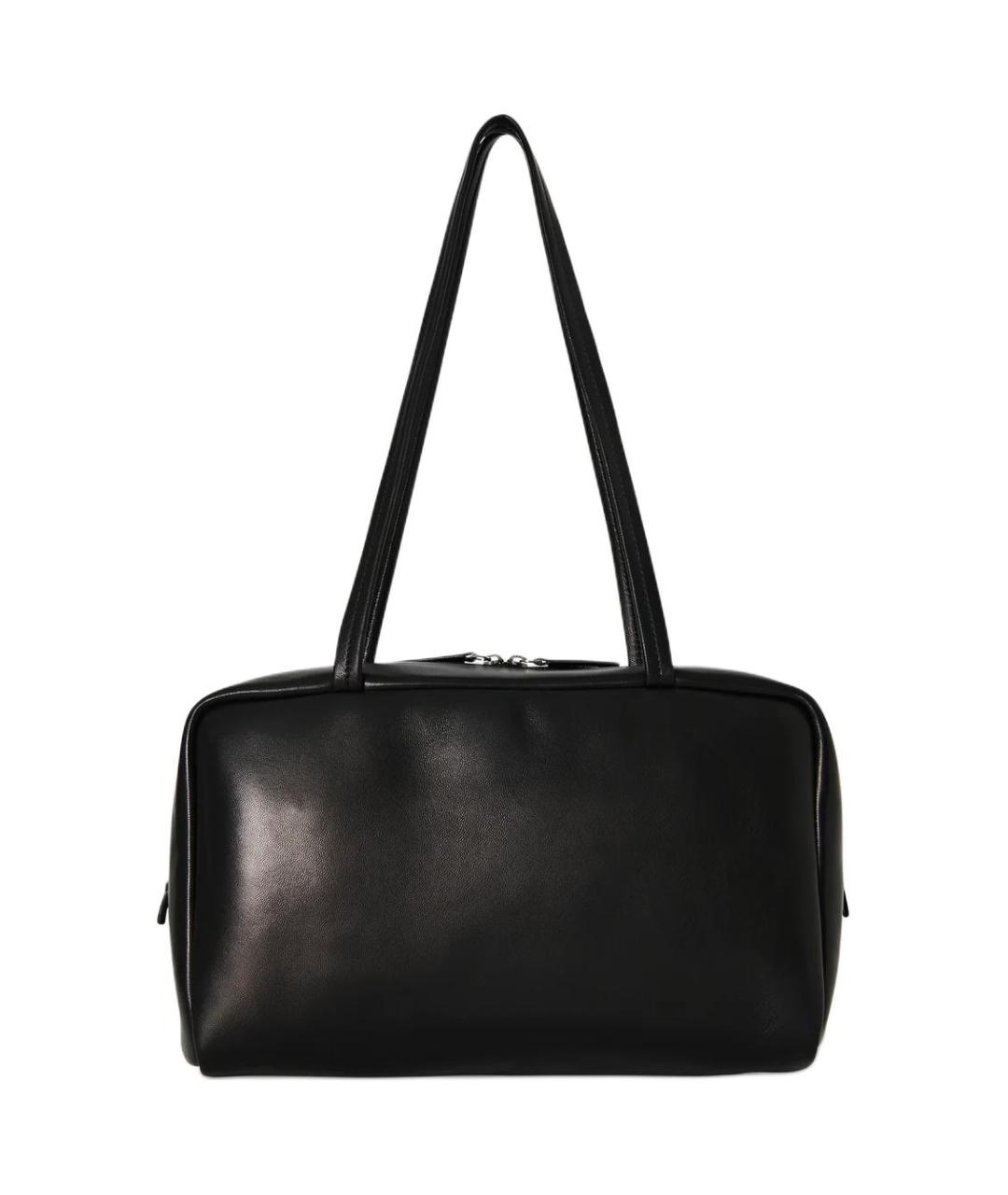 THE ROW Черная кожаная сумка через плечо, фото 1