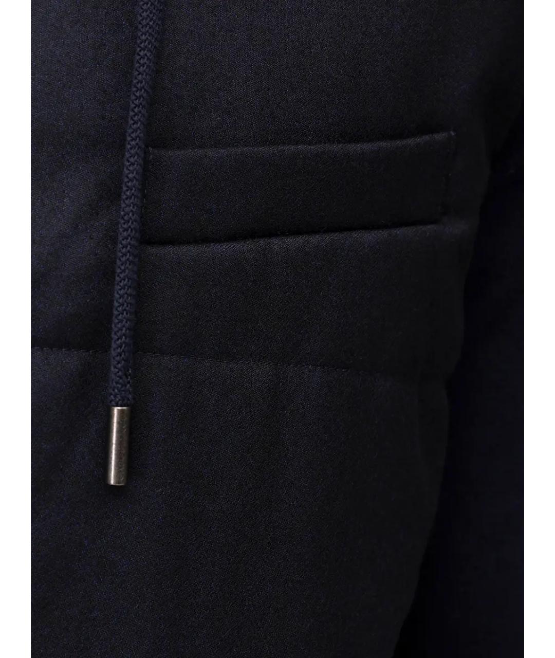 CAPOBIANCO Синий шерстяной жилет, фото 6