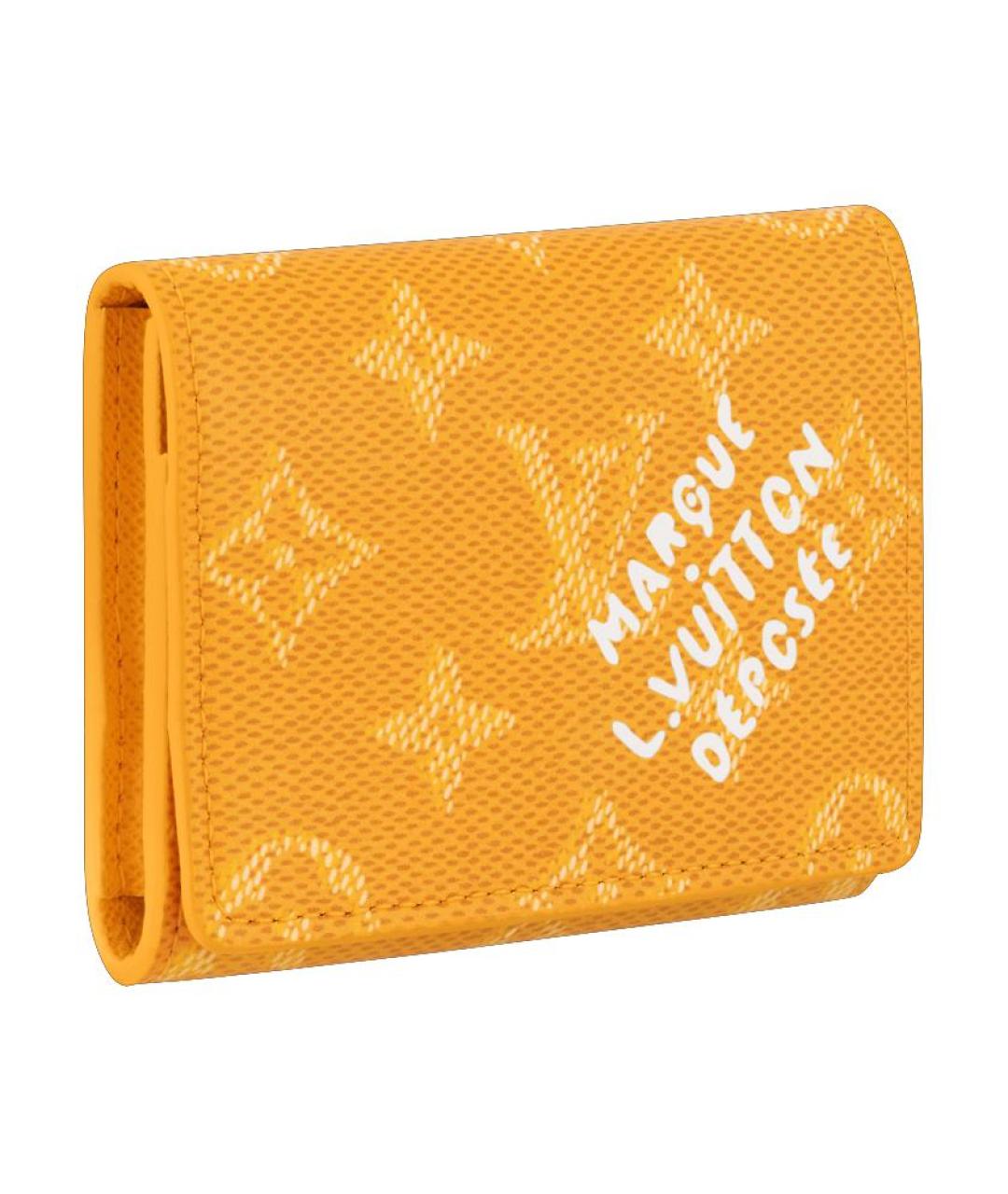 LOUIS VUITTON Оранжевый кардхолдер, фото 2