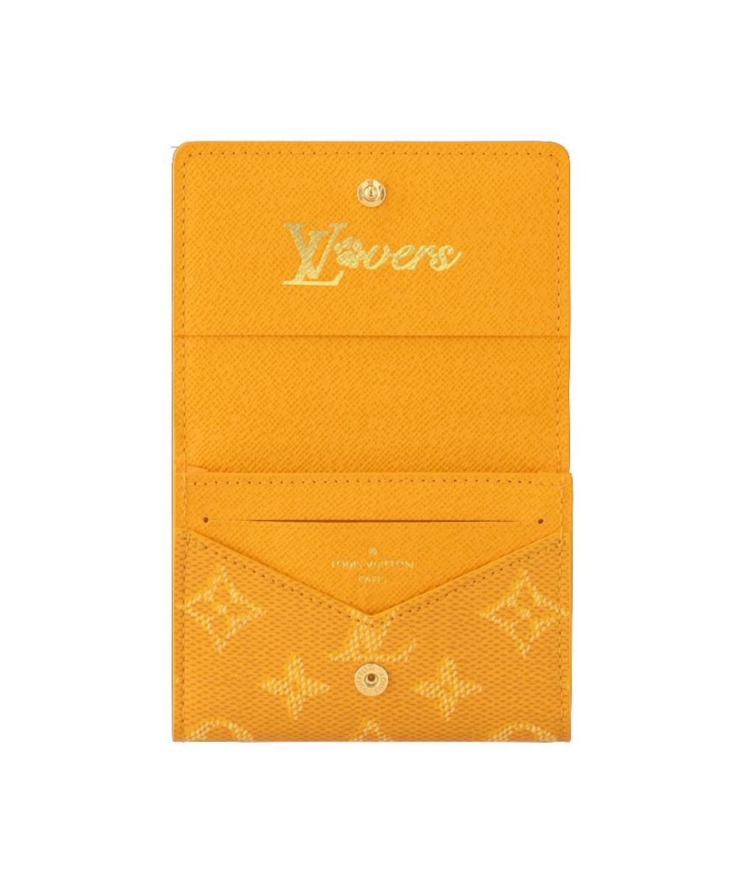 LOUIS VUITTON Оранжевый кардхолдер, фото 4