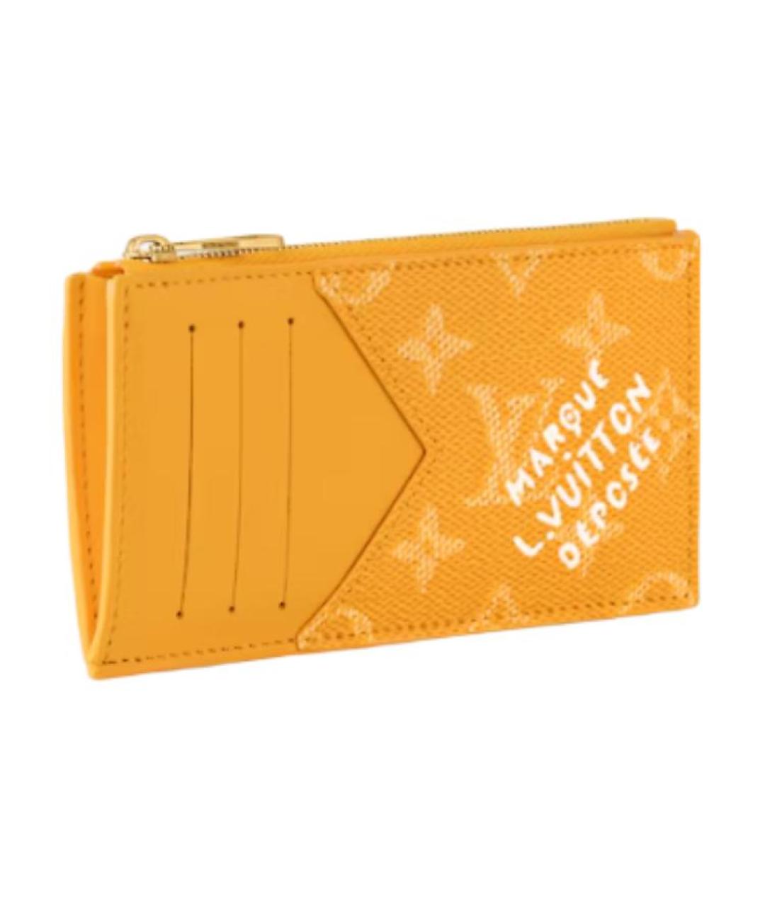 LOUIS VUITTON Оранжевый кардхолдер, фото 3