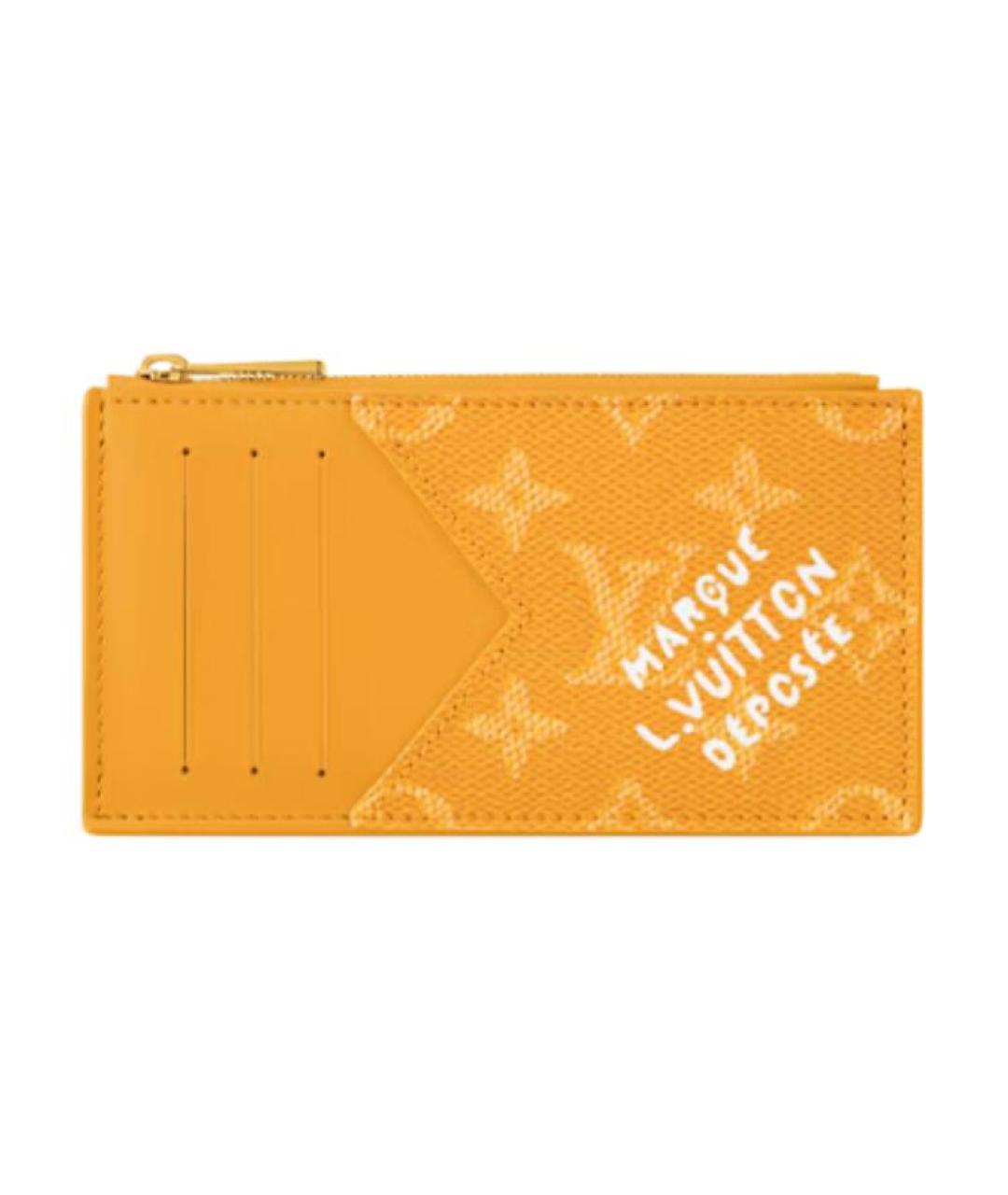 LOUIS VUITTON Оранжевый кардхолдер, фото 2