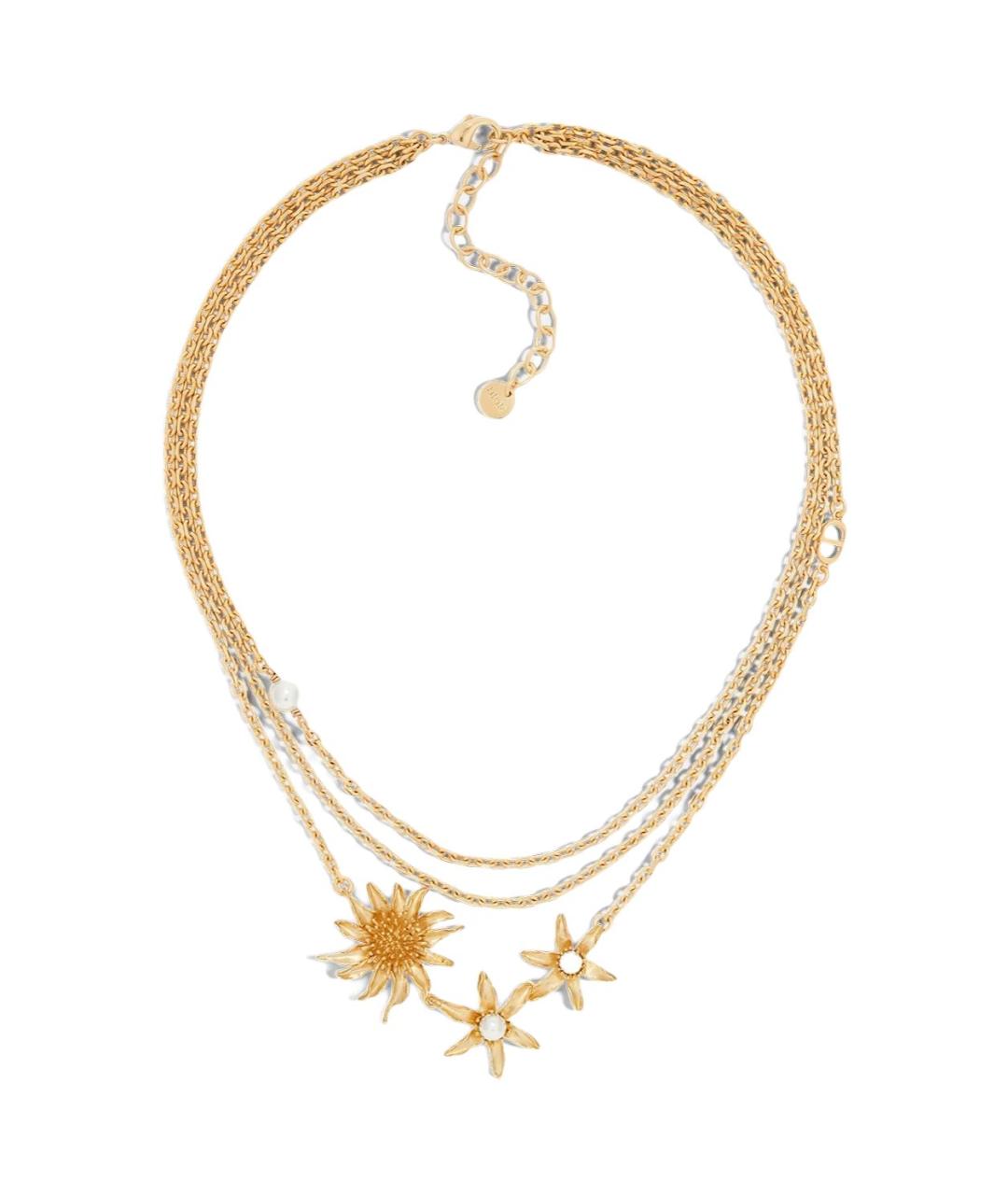 CHRISTIAN DIOR Золотая металлическая цепочка, фото 2