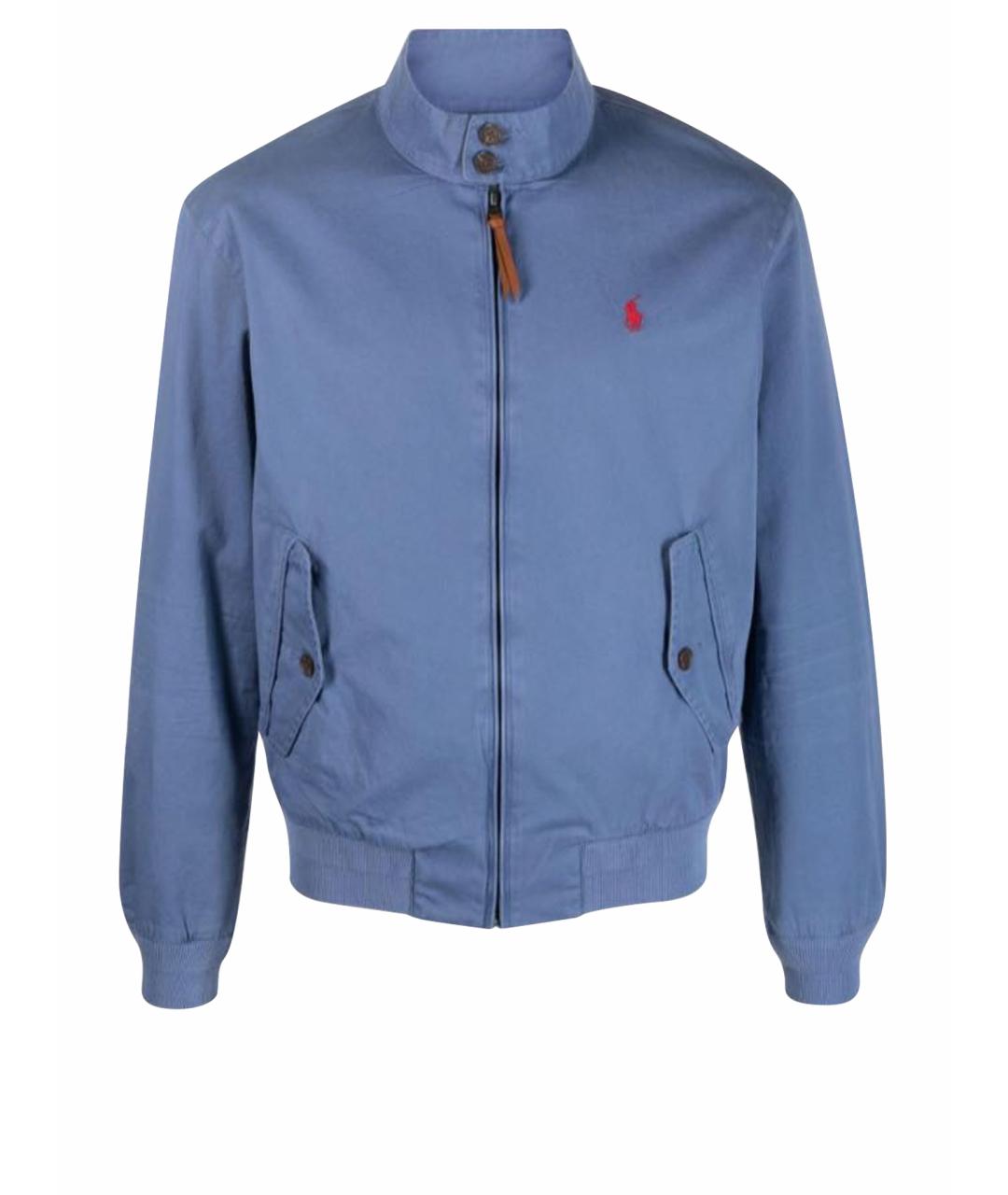 POLO RALPH LAUREN Голубая хлопковая куртка, фото 1