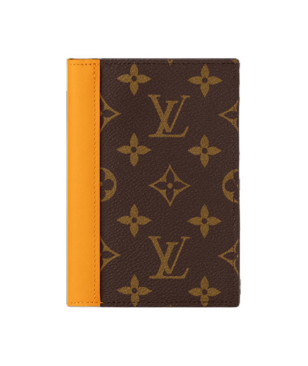 LOUIS VUITTON Коричневая кожаная папка для документов, фото 1