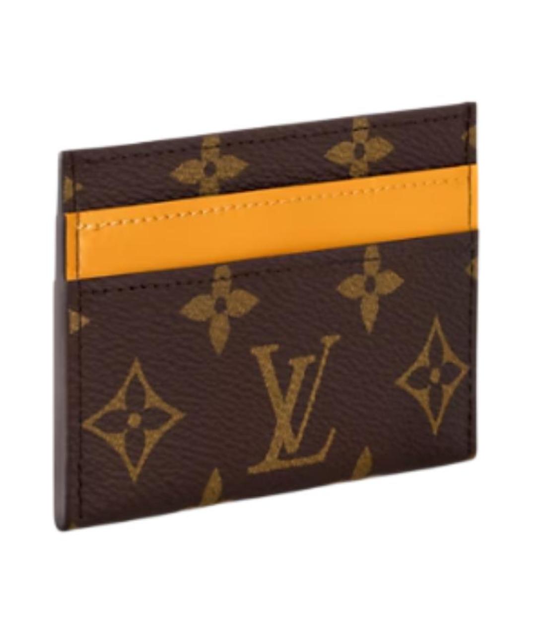 LOUIS VUITTON Коричневый кардхолдер, фото 2