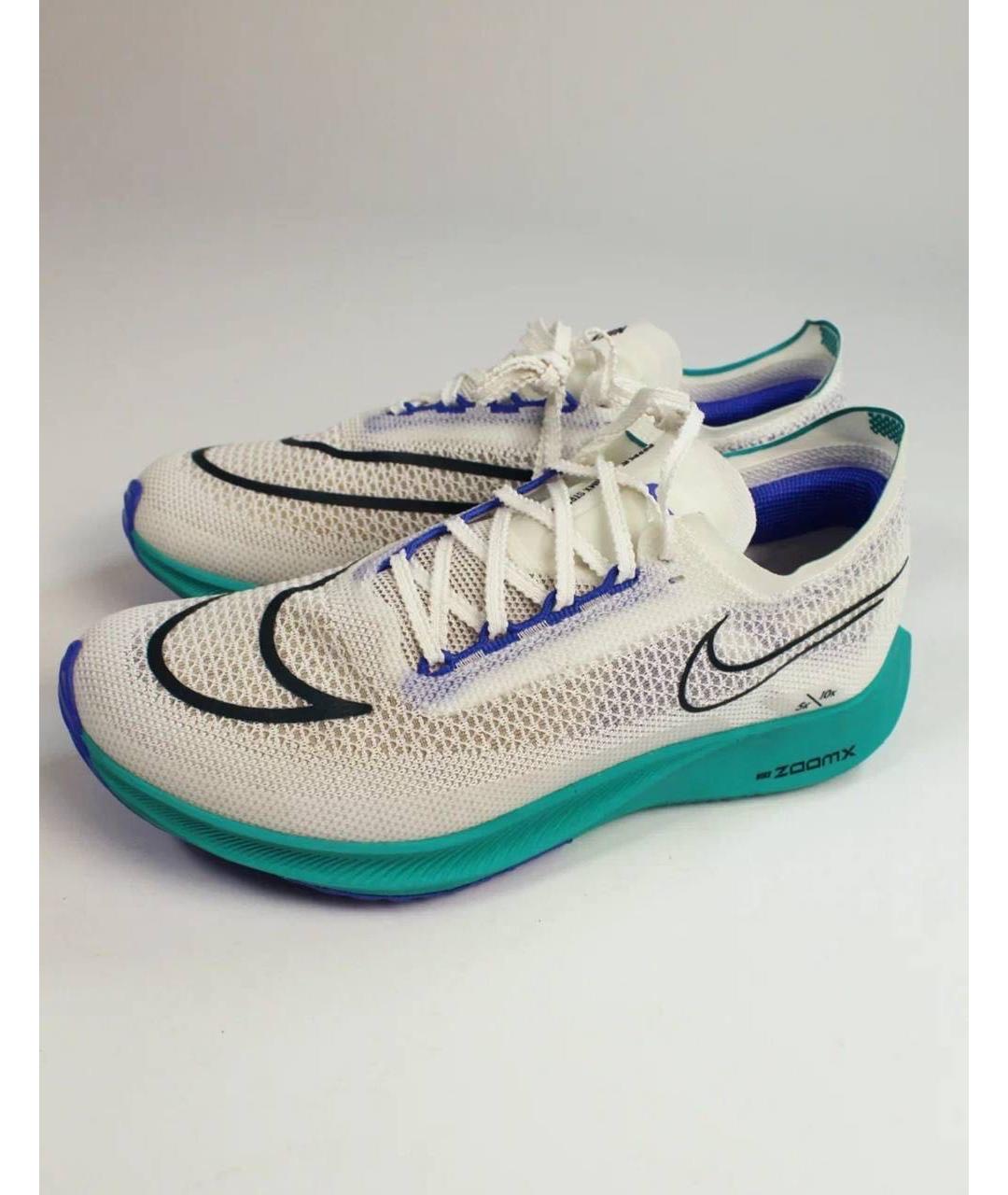 NIKE Бирюзовые кожаные кроссовки, фото 5