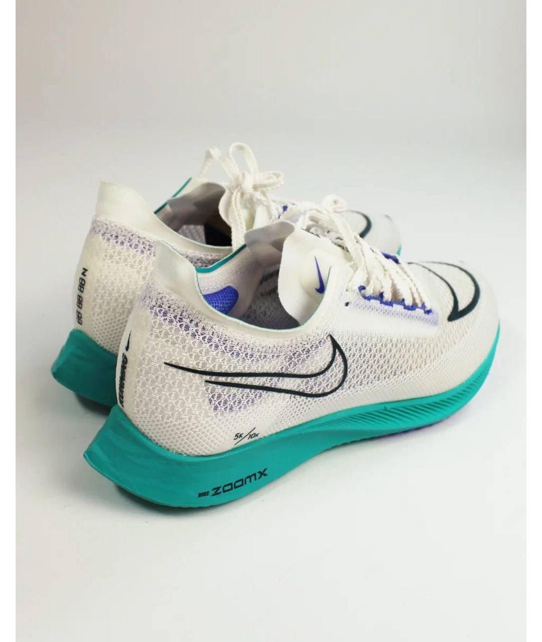 NIKE Бирюзовые кожаные кроссовки, фото 3