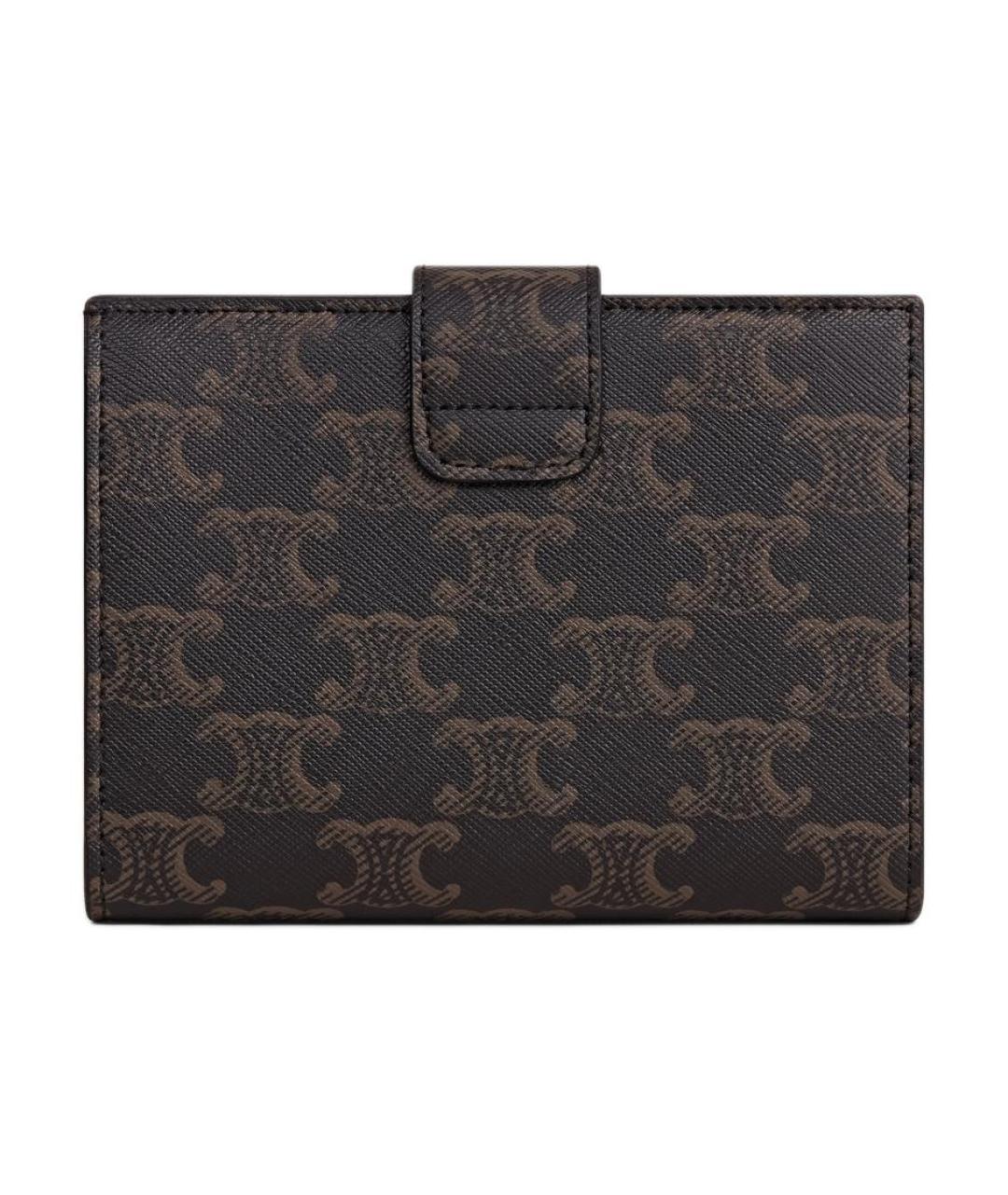 CELINE Коричневый кошелек, фото 3