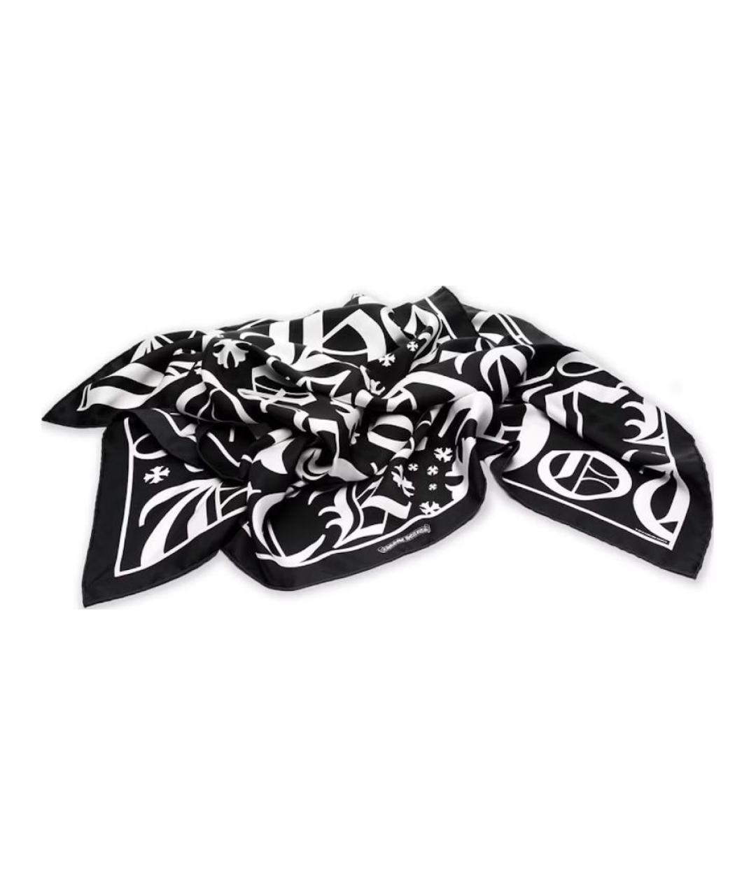 CHROME HEARTS Черный шарф, фото 2