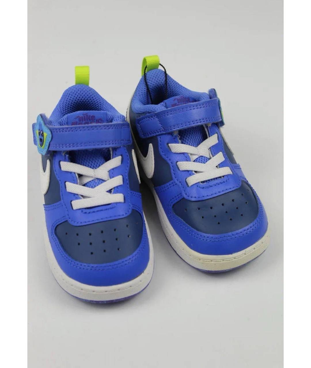 NIKE Синие кожаные кеды, фото 2