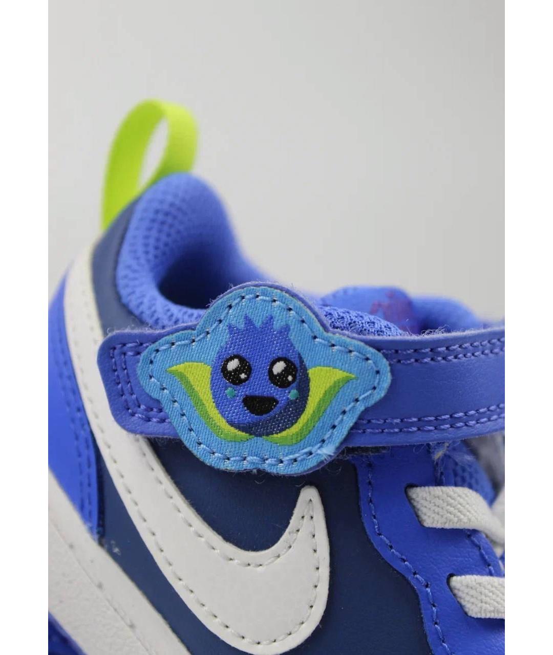 NIKE Синие кожаные кеды, фото 3