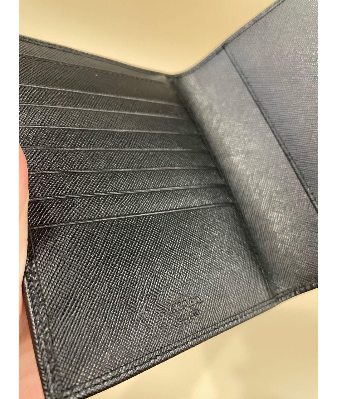 PRADA Черный кожаный кардхолдер, фото 6