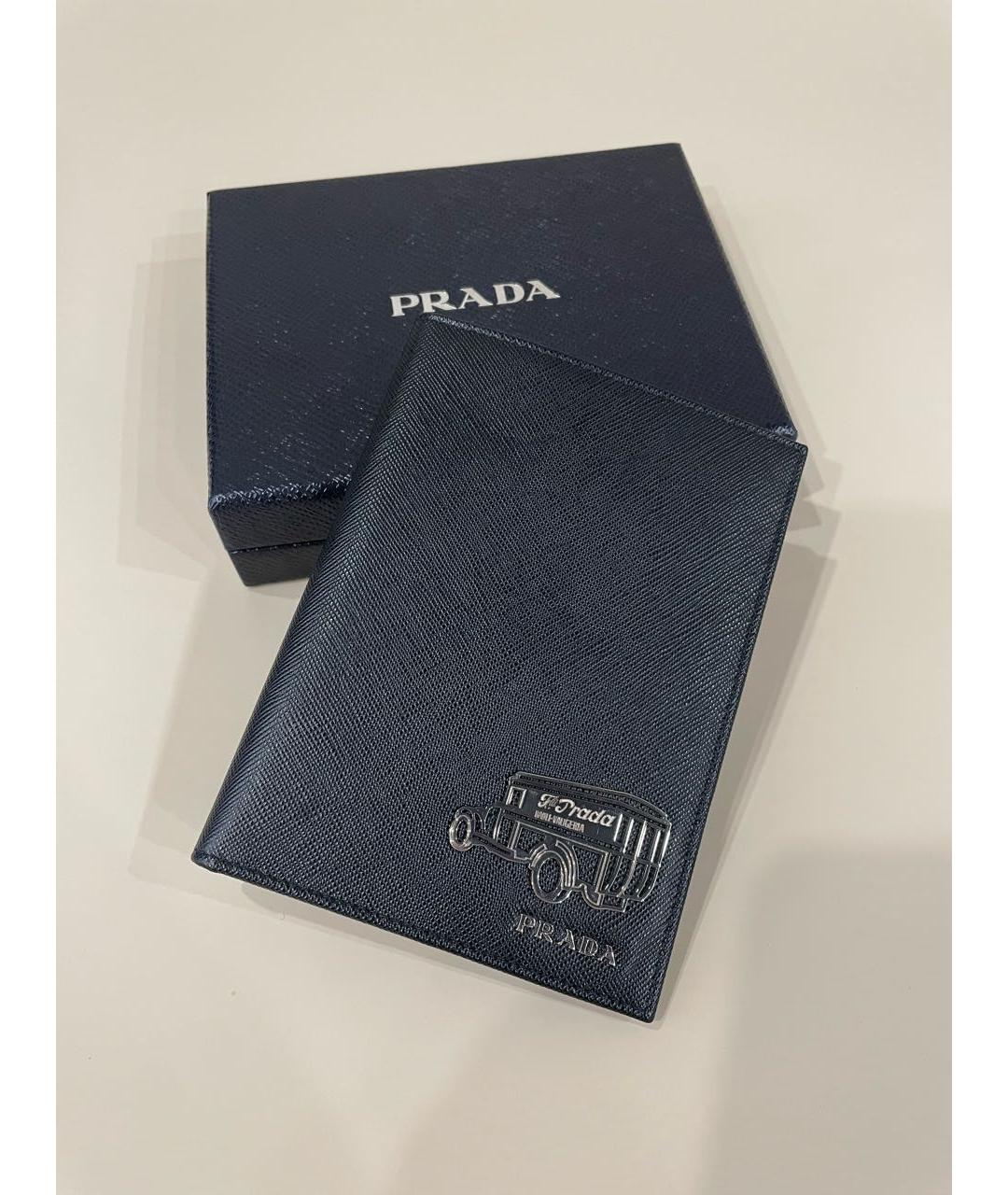 PRADA Черный кожаный кардхолдер, фото 2