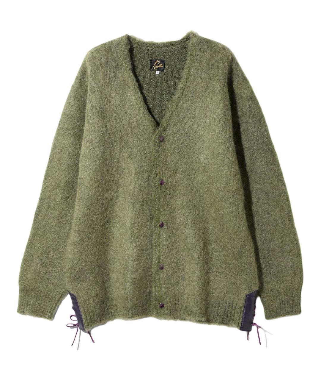 NEEDLES Зеленый шерстяной джемпер / свитер, фото 1