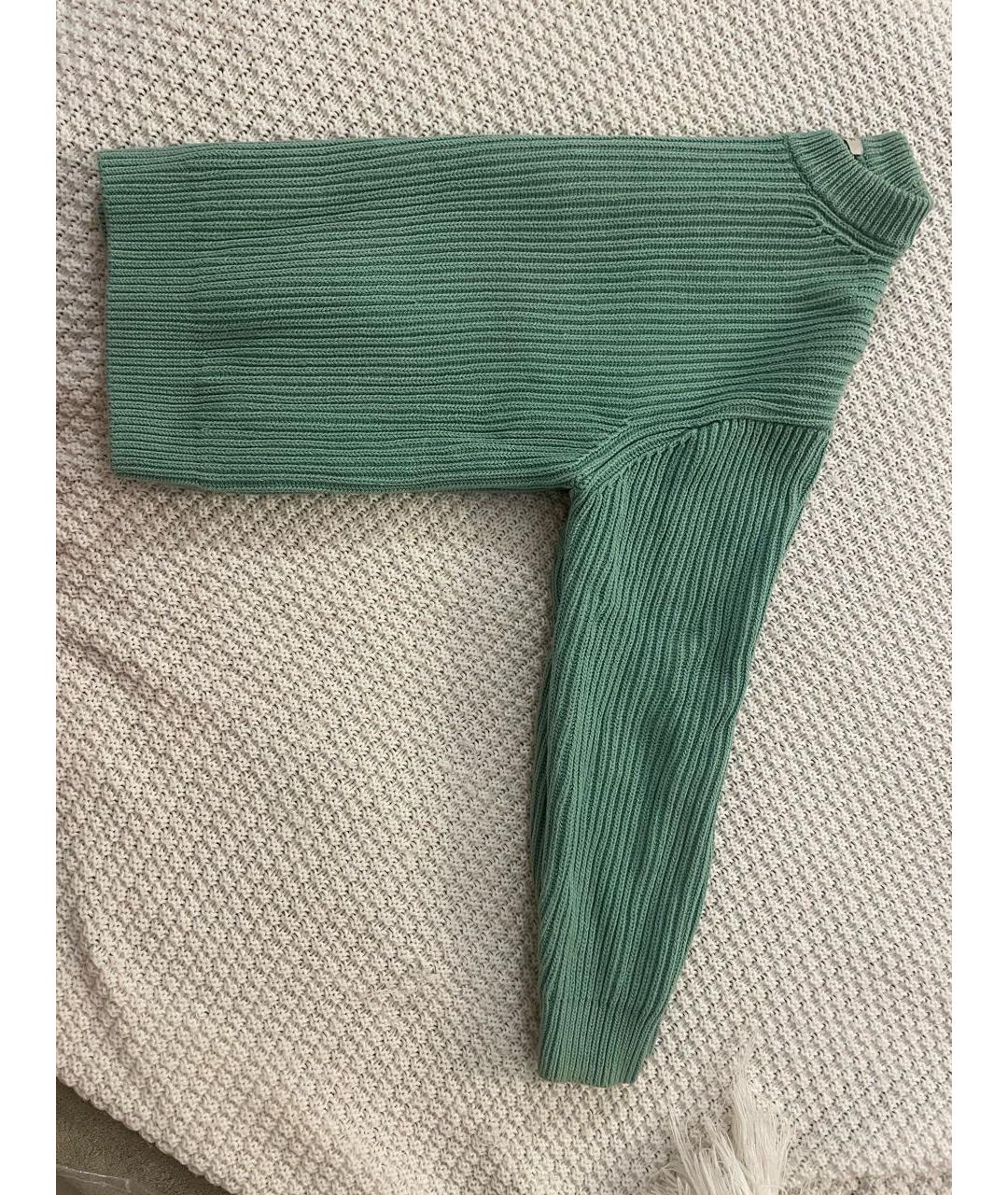 12 STOREEZ Зеленый хлопковый джемпер / свитер, фото 2