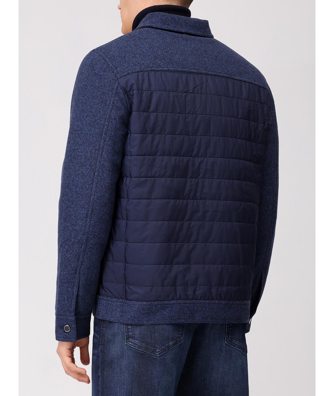 CAPOBIANCO Синяя шерстяная куртка, фото 3