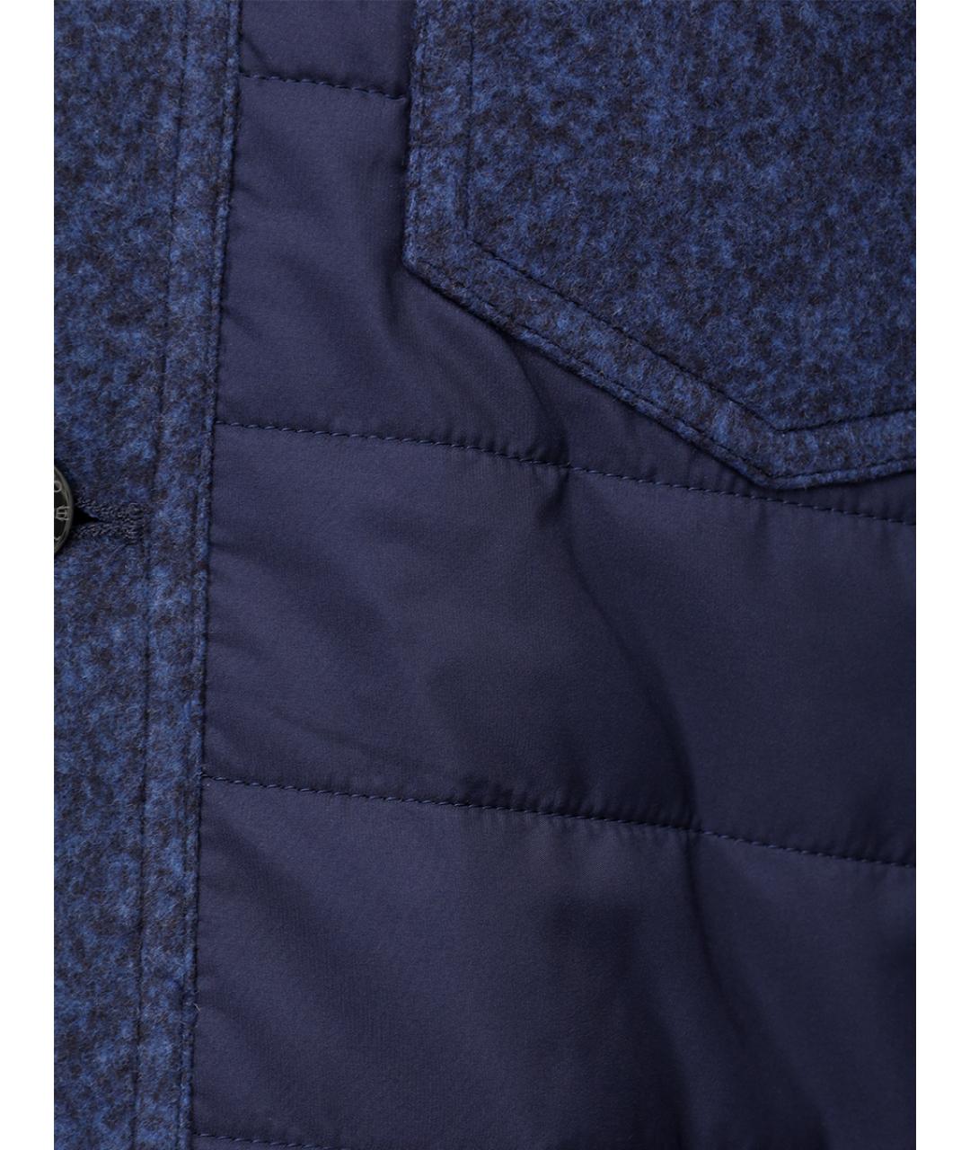 CAPOBIANCO Синяя шерстяная куртка, фото 6