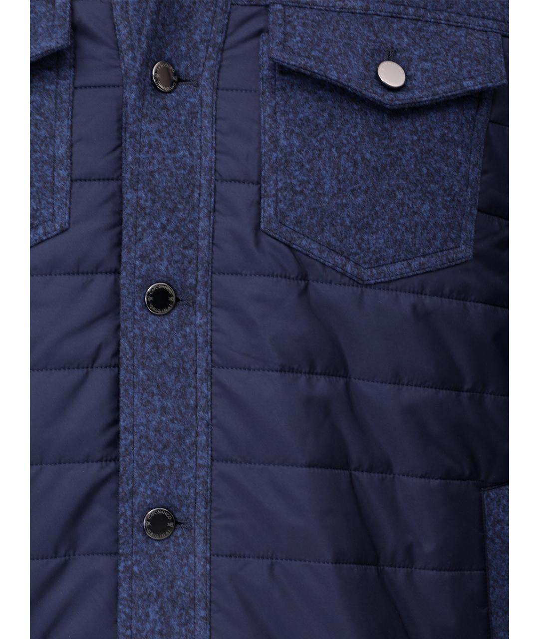 CAPOBIANCO Синяя шерстяная куртка, фото 5