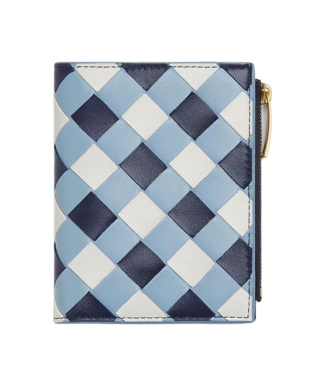 BOTTEGA VENETA Синий кошелек, фото 1