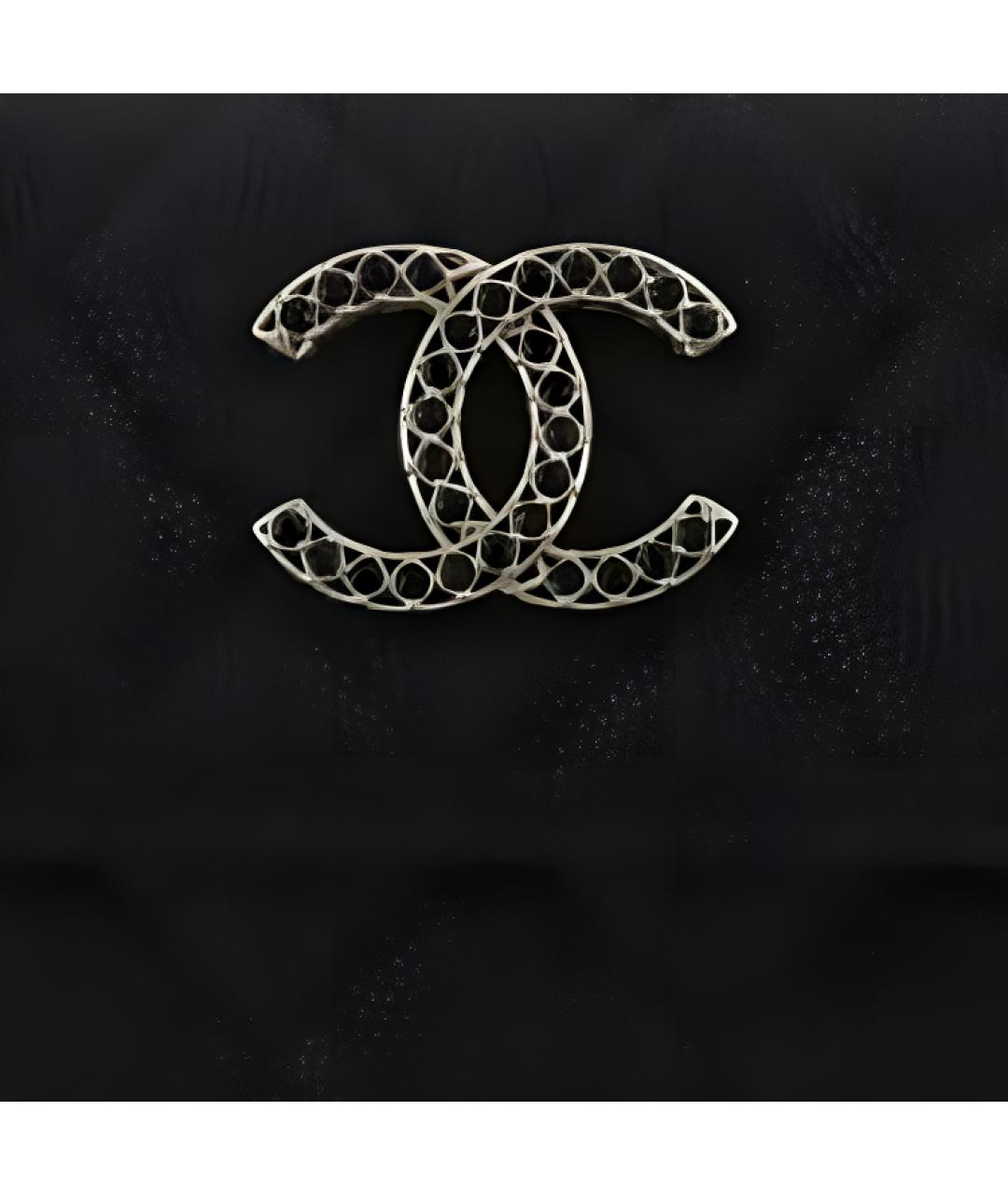 CHANEL Черный кожаный кошелек, фото 2