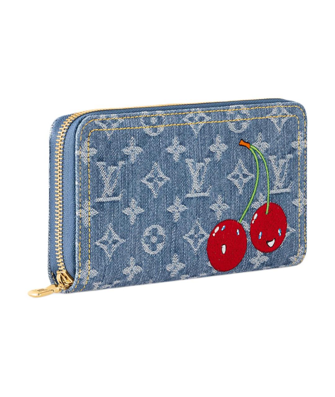 LOUIS VUITTON Синий кошелек, фото 2