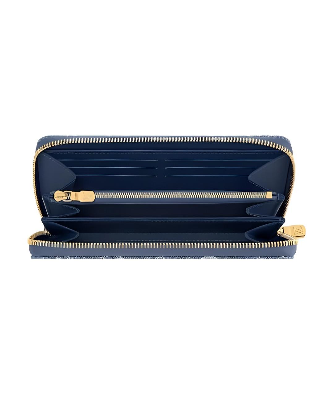 LOUIS VUITTON Синий кошелек, фото 4