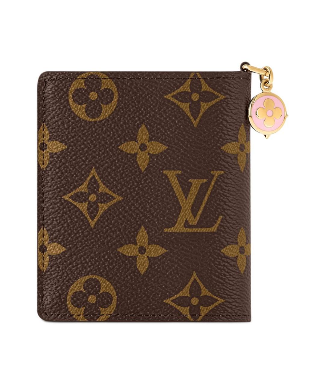 LOUIS VUITTON Коричневый кошелек, фото 3