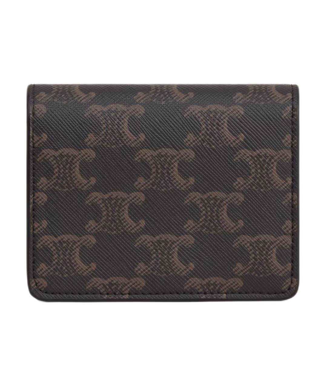 CELINE Коричневый кошелек, фото 3