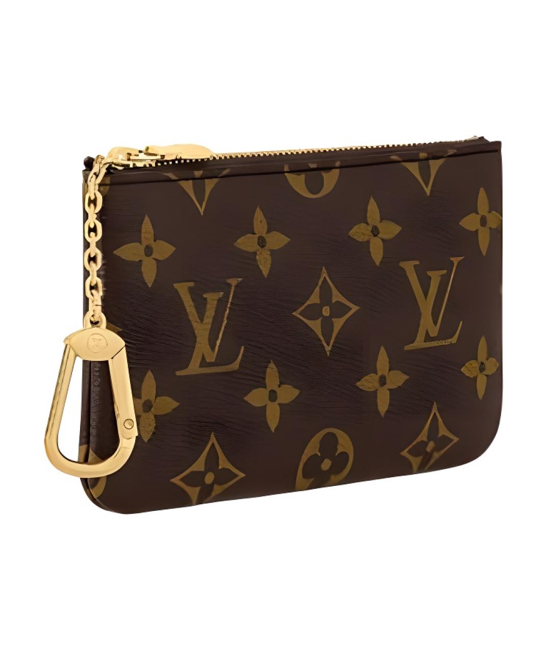 LOUIS VUITTON Коричневый кошелек, фото 2