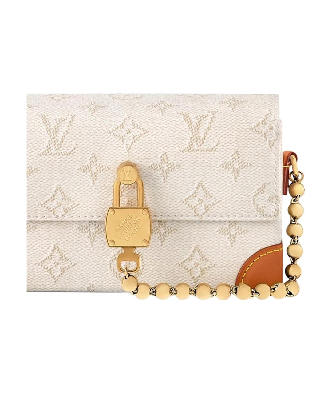LOUIS VUITTON Белый кошелек, фото 5