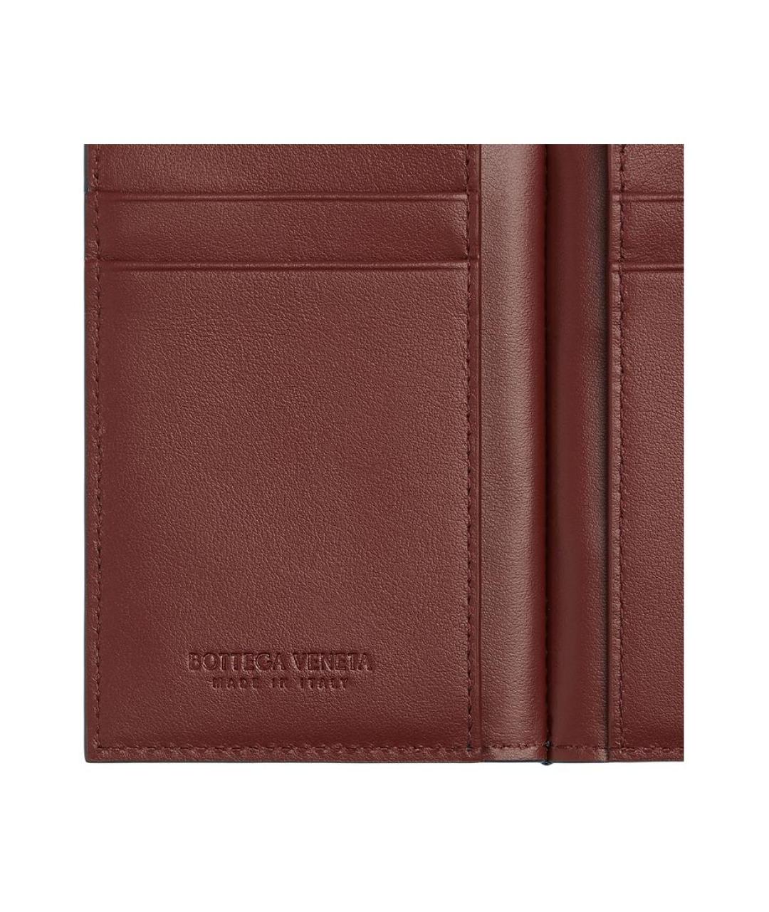 BOTTEGA VENETA Черный кожаный кардхолдер, фото 4