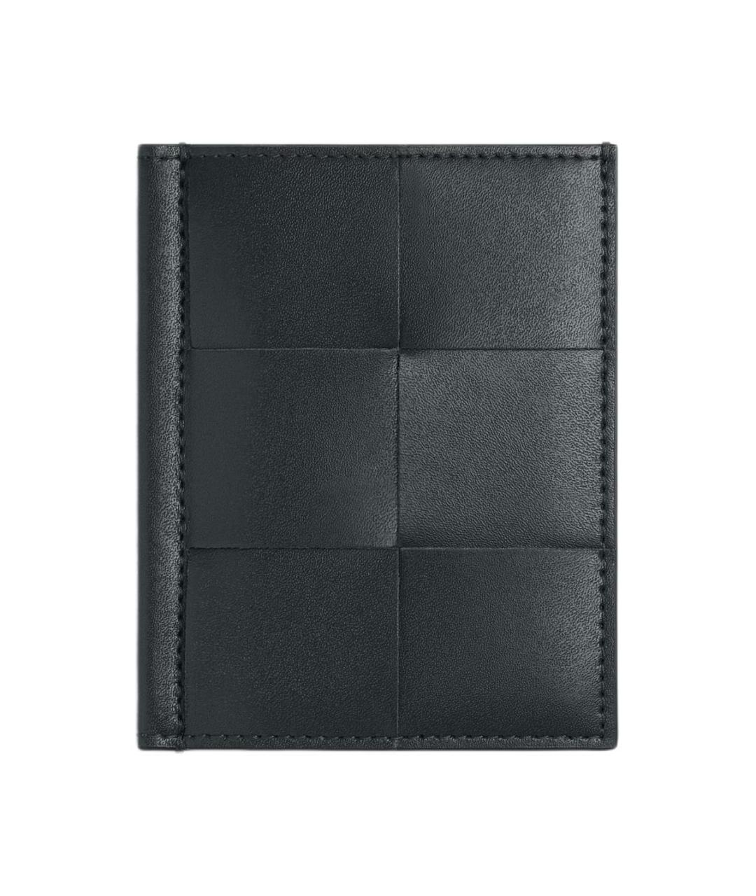 BOTTEGA VENETA Черный кожаный кардхолдер, фото 1