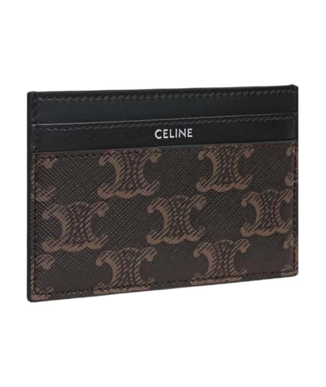 CELINE Коричневый кардхолдер, фото 2