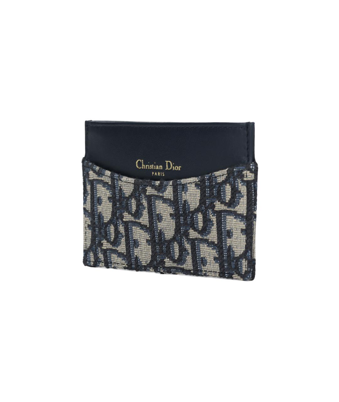 CHRISTIAN DIOR Темно-синий кардхолдер, фото 2