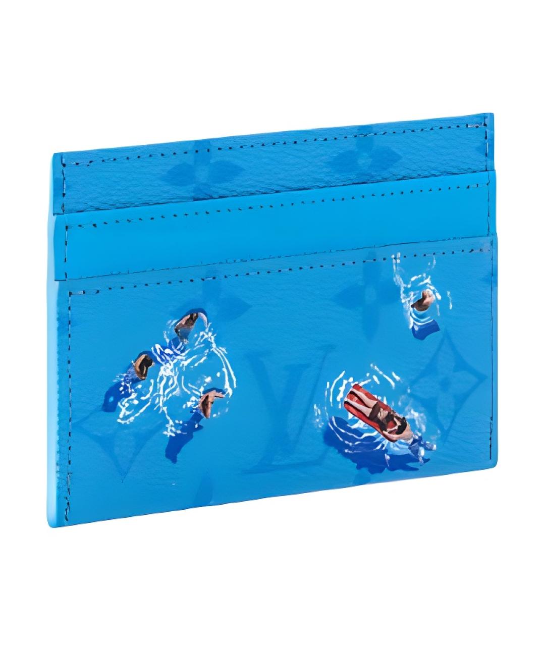 LOUIS VUITTON Синий кардхолдер, фото 2