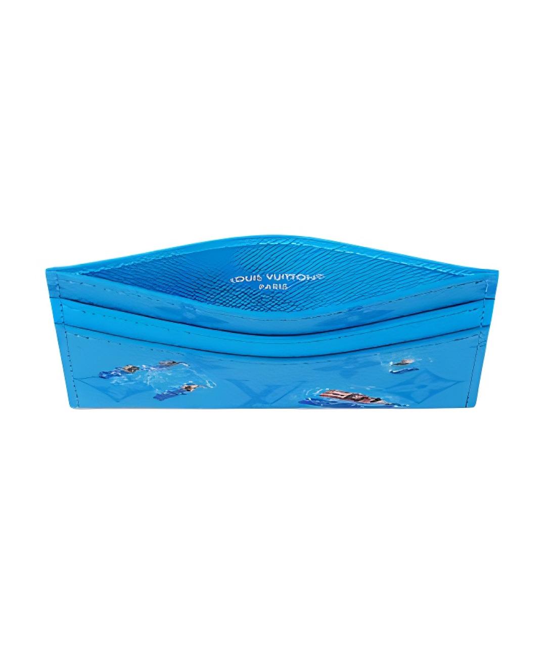 LOUIS VUITTON Синий кардхолдер, фото 3