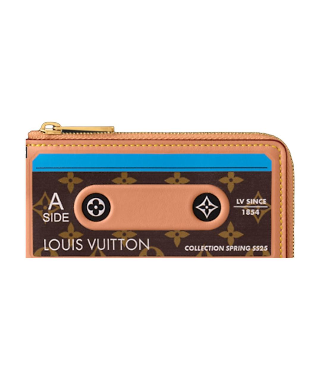 LOUIS VUITTON Коричневый кардхолдер, фото 6