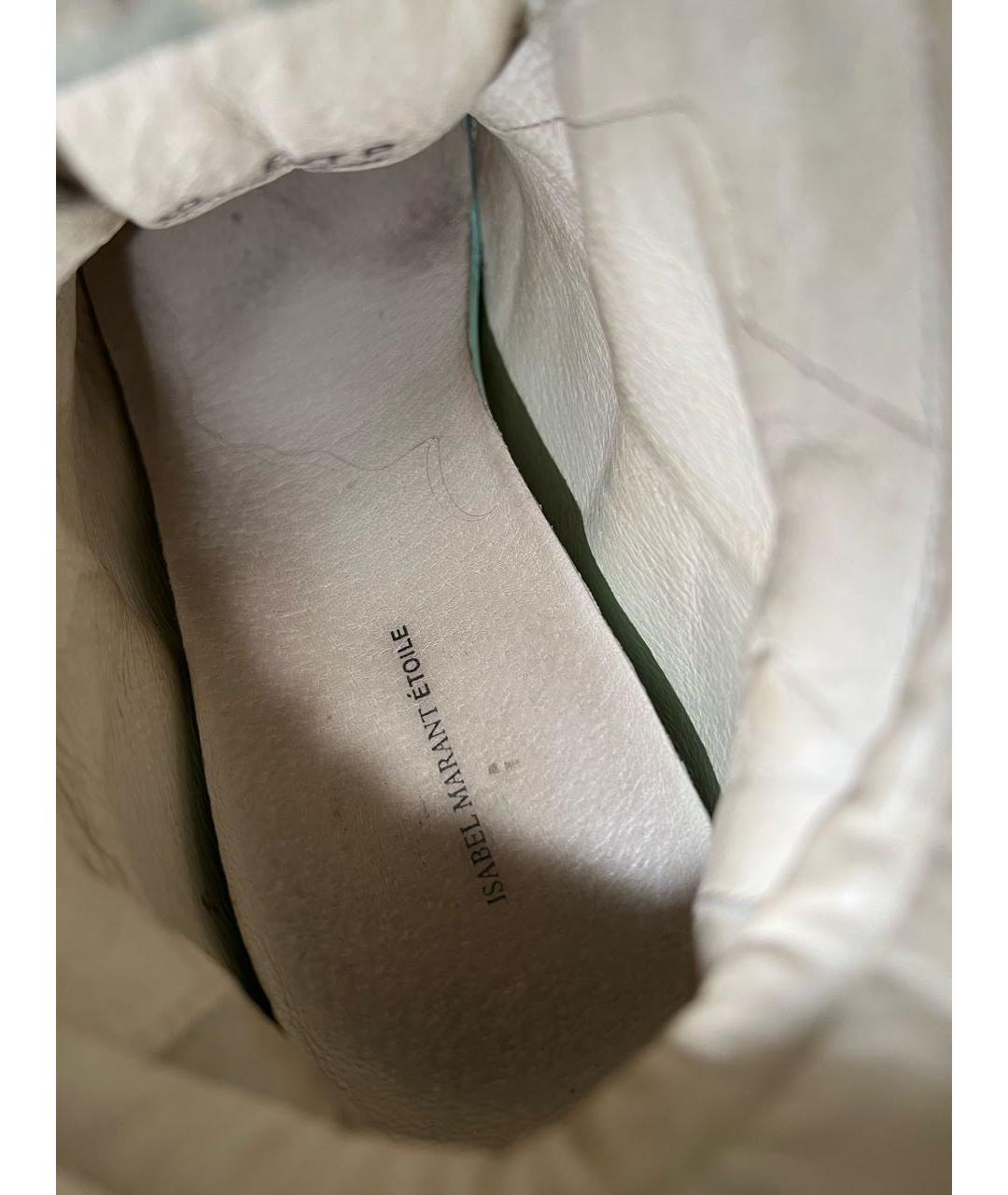 ISABEL MARANT ETOILE Мульти кожаные кеды, фото 3